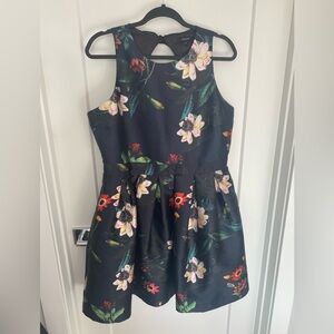 RW & Co Navy Sleeveless Party dress